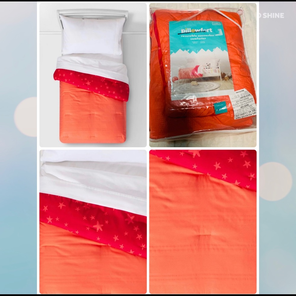 ⭐️ New* PillowFort Reversible Toddler Comforter